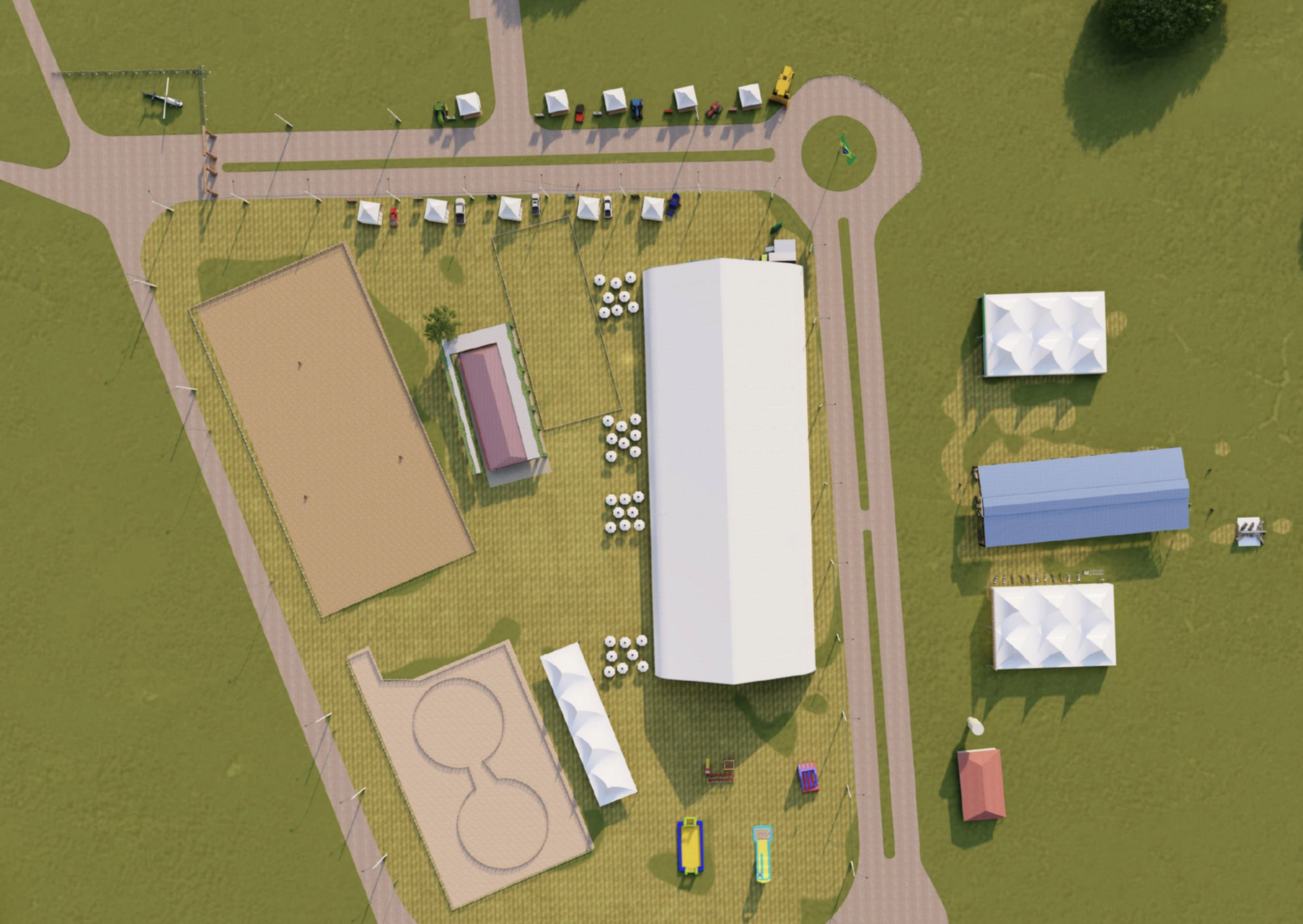 Mapa do Evento ExpoPinda 2026